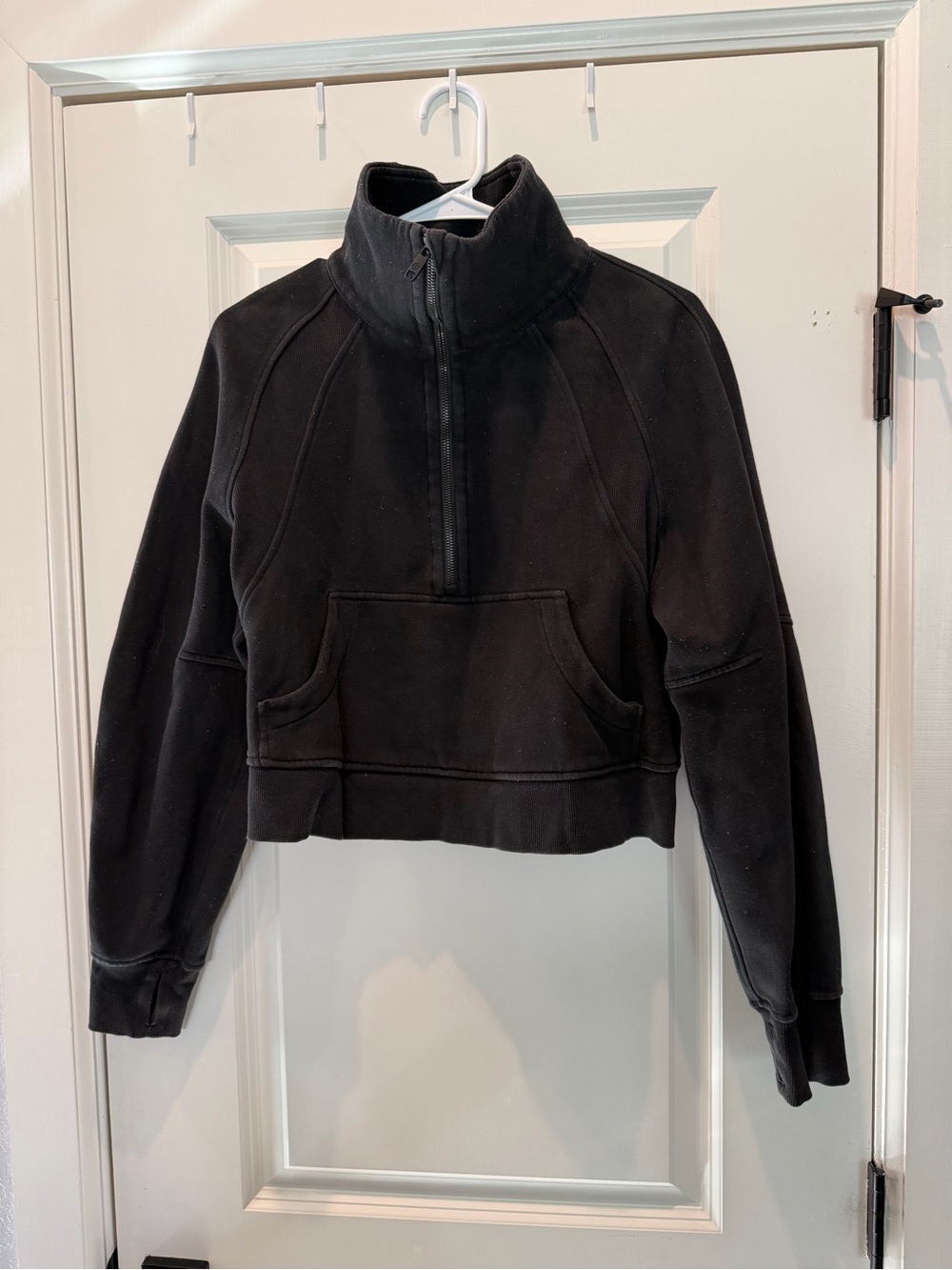 lululemon athletica Black Half-Zip Pullover Scuba - Picture 1 of 5